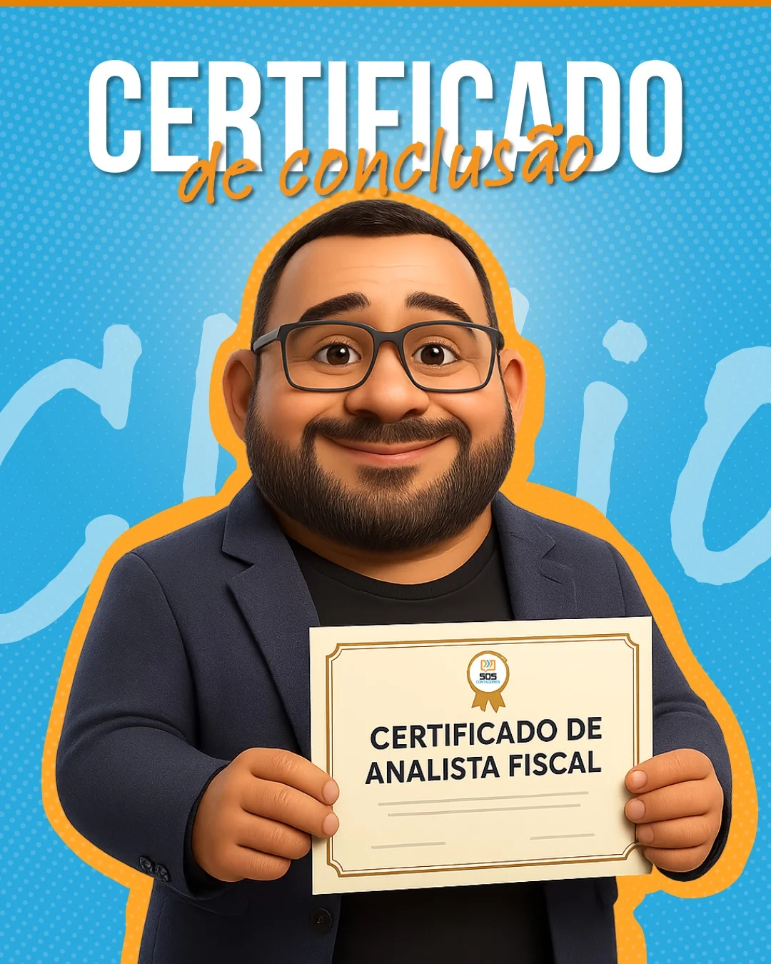 Certificado Impresso Curso de Analista Fiscal